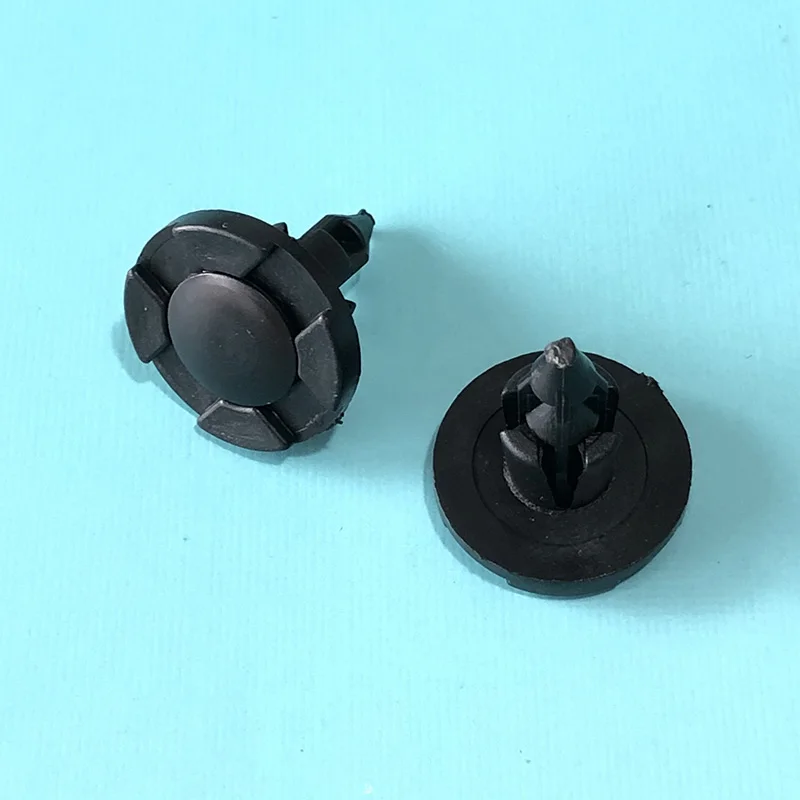 50X Plastic Rivet Trim Clips for Bumpers Splashguards Wheelarch Liner Car Fastener Clip Auto Bumper Fender Clips For Mitsubishi