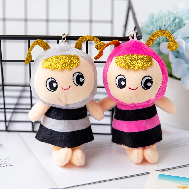 Amazon Hot Sale Small Bee Stuffed & Plush Toys Bees Animal Pendant For Home Decoration