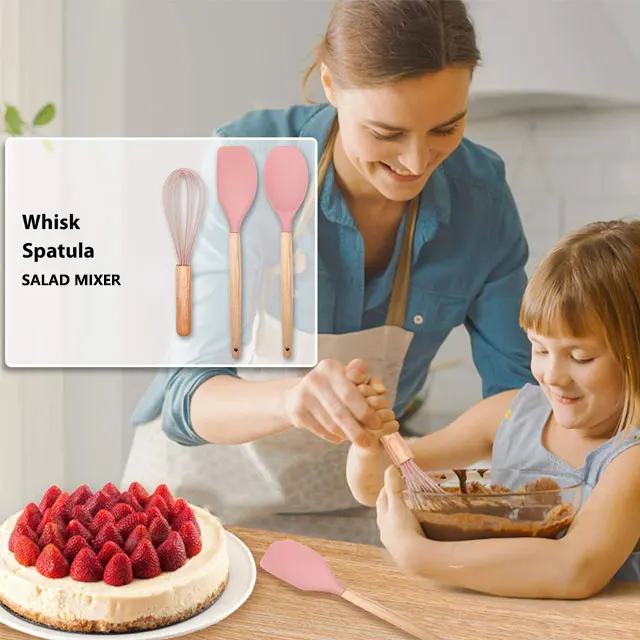  Kitchen Cooking utensil set 12 pcs Silicone Utensil