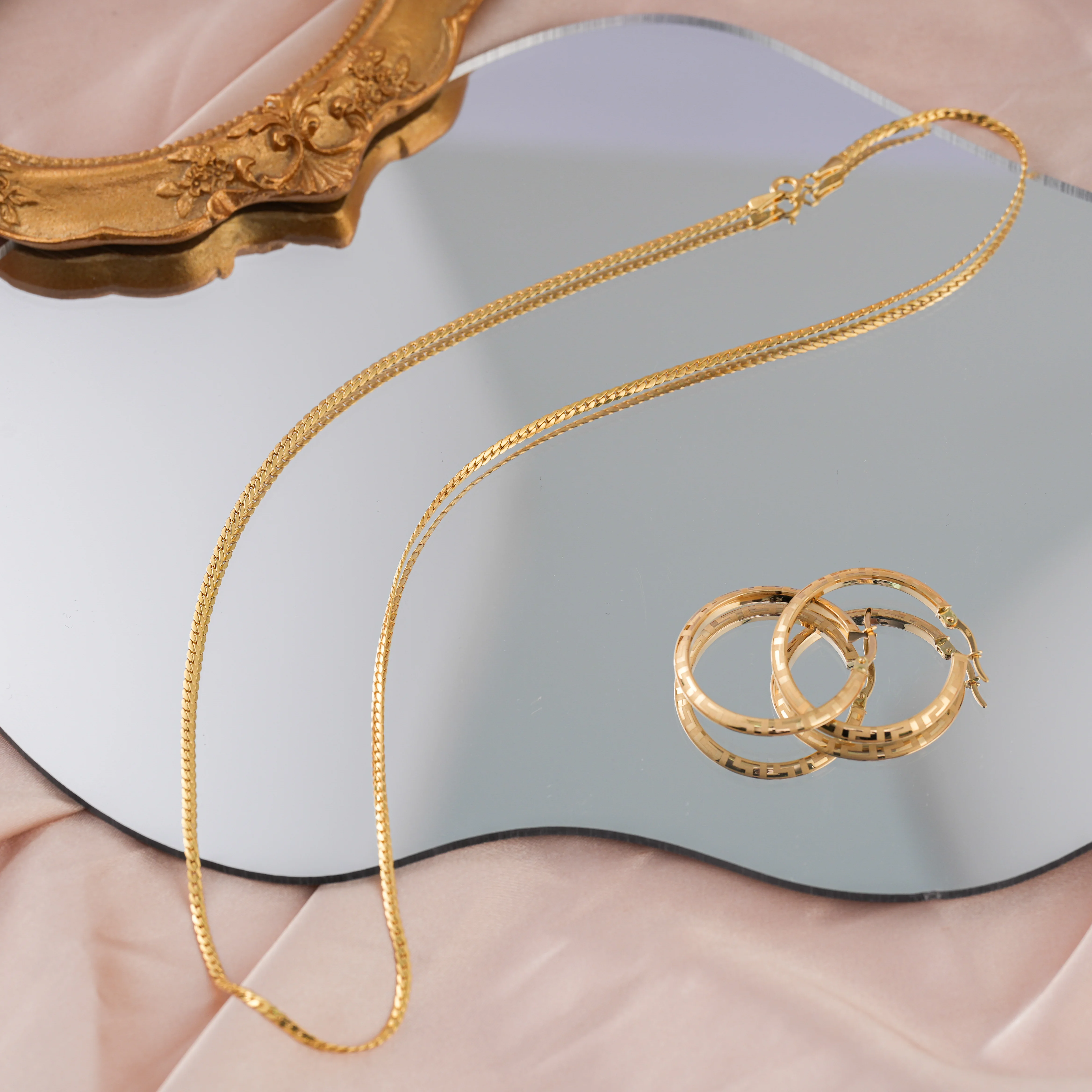 PCX Jewelry 7MM 10MM Pure 18K Real Yellow Gold Au750 Hiphop Sterling Miami Italian Cuban Link Curb Chains Men Wholesale