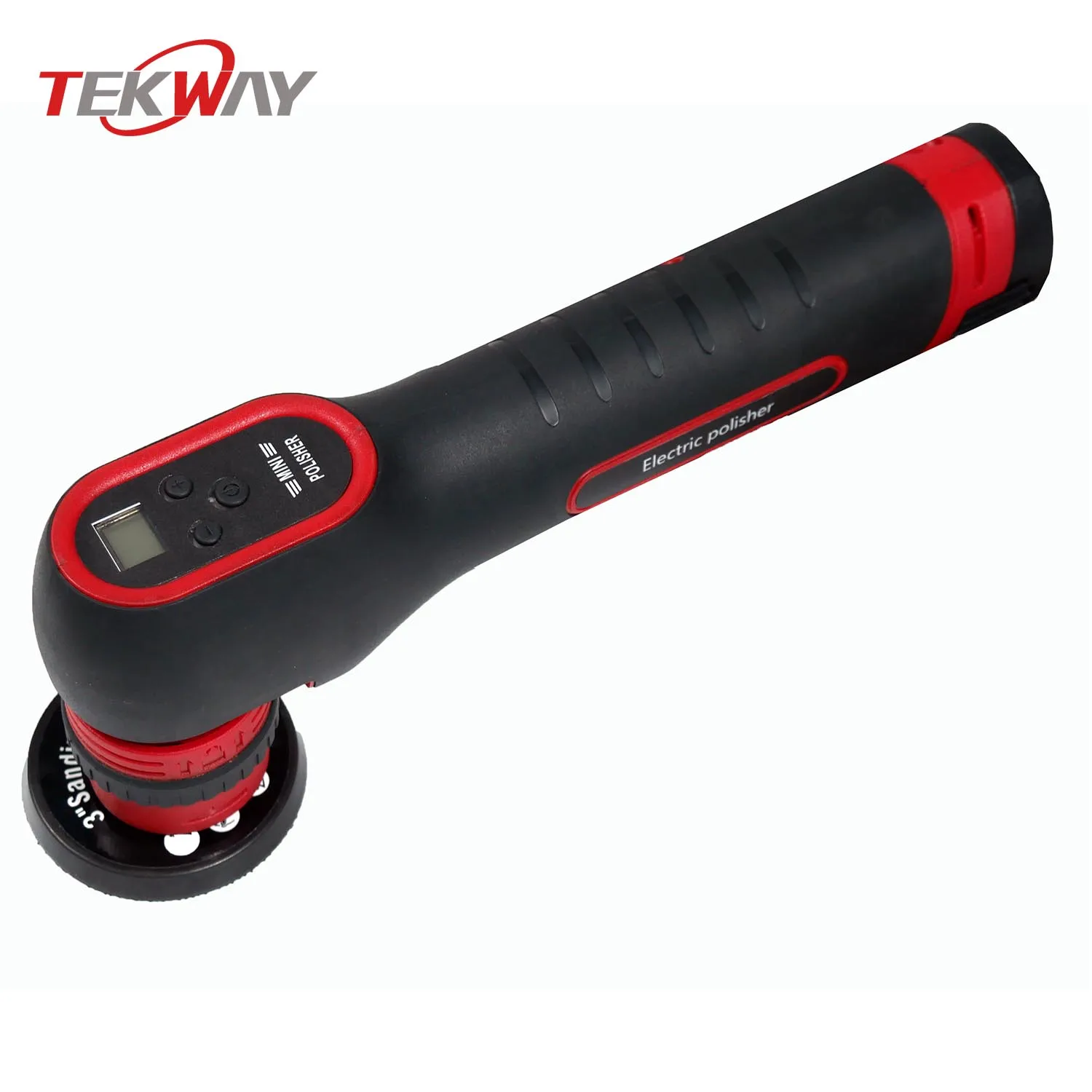 Electric Tool TEKWAY mini polisher car detailing Multifunctional digital display design cordless mini polisher detail waxing