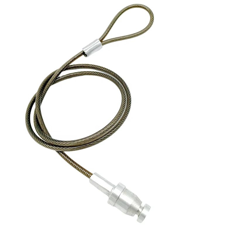 Factory Sale Grade Clip Cable Clamp Sling with Hook Clips Drop Forged Wire Rope Safe Anti-theft Safety Steel Free Cutting Steel