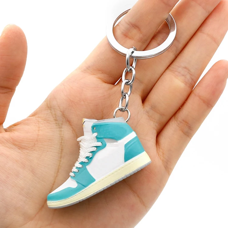New Mini Designer Hand Painted 3D Air Jordan Nike Sneaker Shoe Keychain