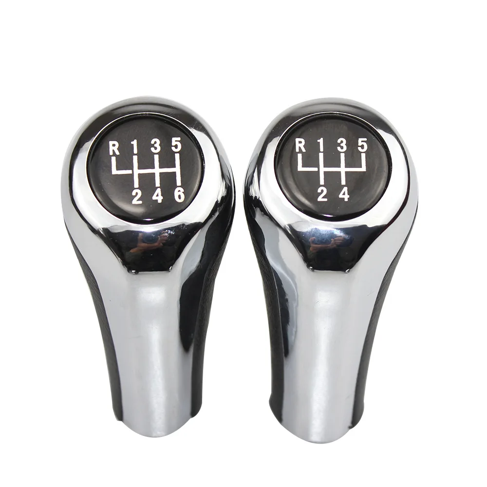 Promotional Wholesales Auto Parts Car Shift Knob For BMW OEM FCXN-A05 Chrome 5/6 Speed High Quality Chinese Factory Shift Knob