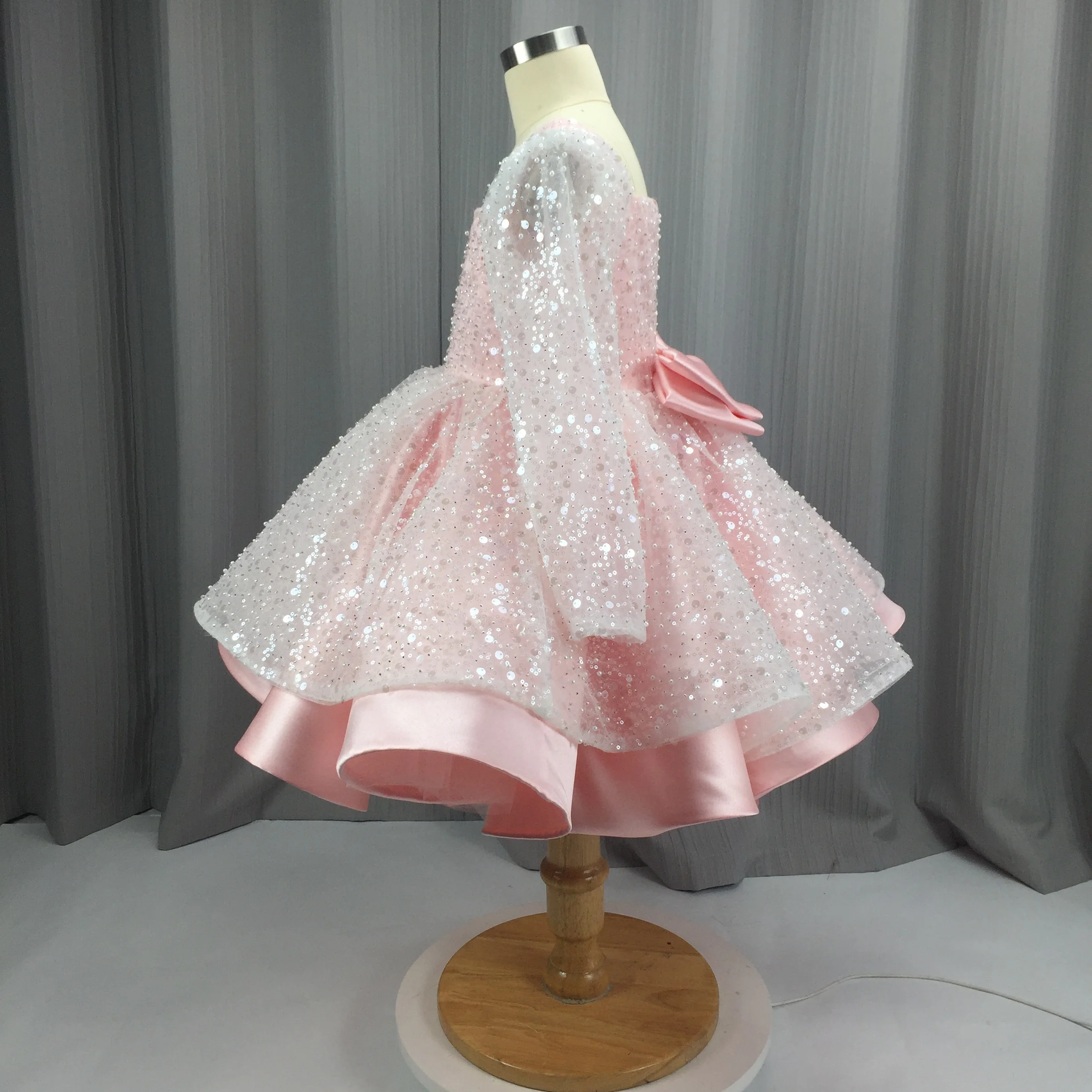 2-12 years child luxury pageant tulle ball gowns girls