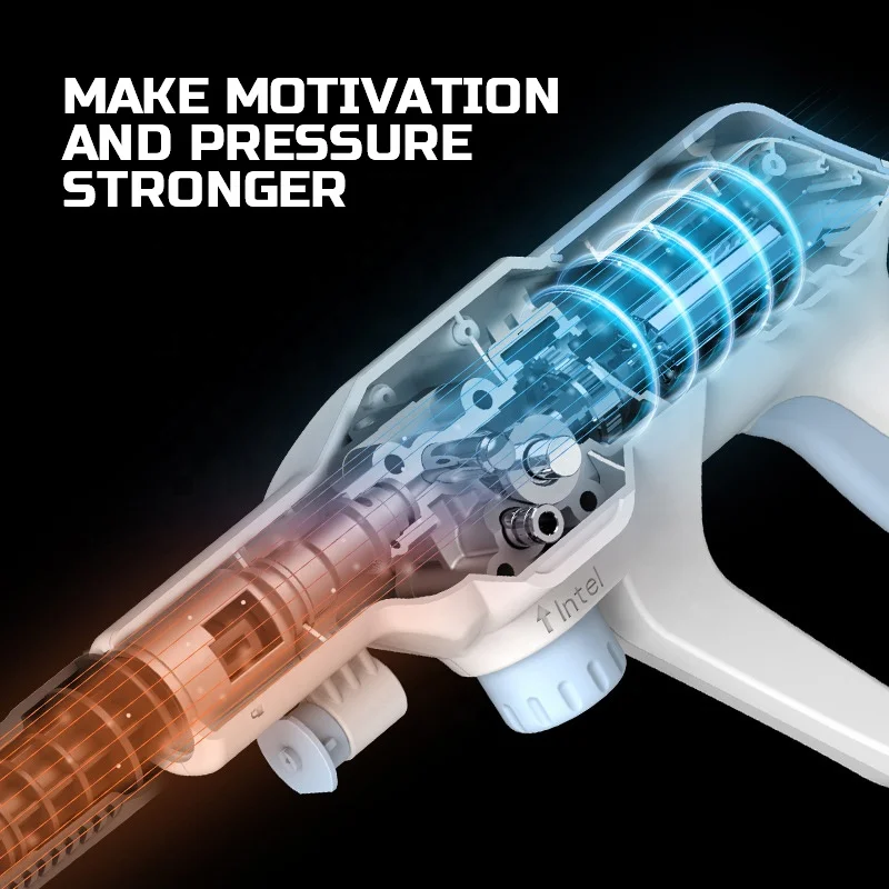 Pai Chi nozzle can be rotated cordless high-pressure car washer 1.2Mpa lithium electric car washer