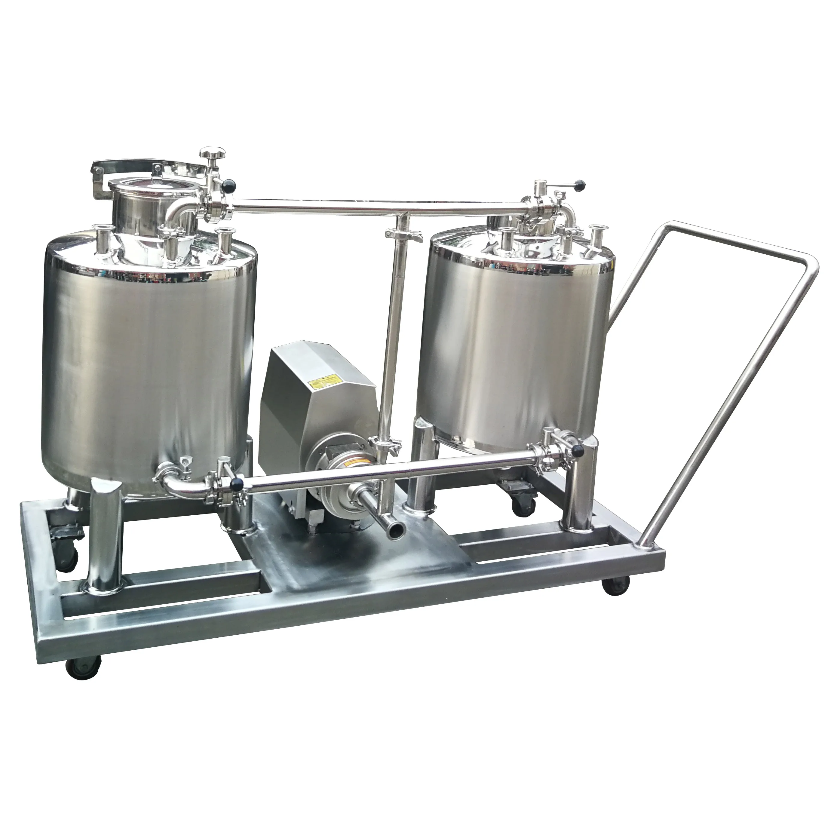 Food grade semi automatic brewery washing machine cip cleaning system cleaning the pipeline