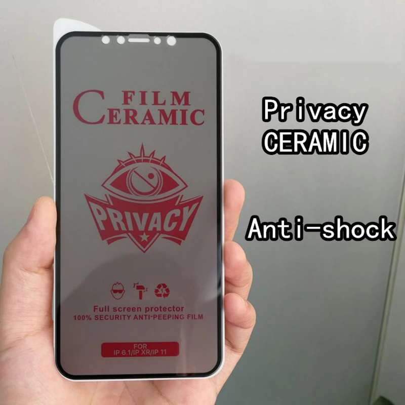 Дешевая конфиденциальная Мягкая Керамическая Защитная пленка для iPhone 11 12 13 Pro Max полное покрытие Защита экрана Xiaomi Infinx Moto