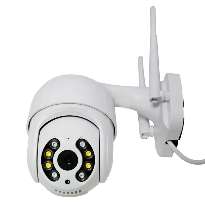 Digital Zoom PTZ Camera Full HD 1080P Humanoid AI Alert Detection IP66 Waterproof Wireless WiFi Two Way Audio IP Camera