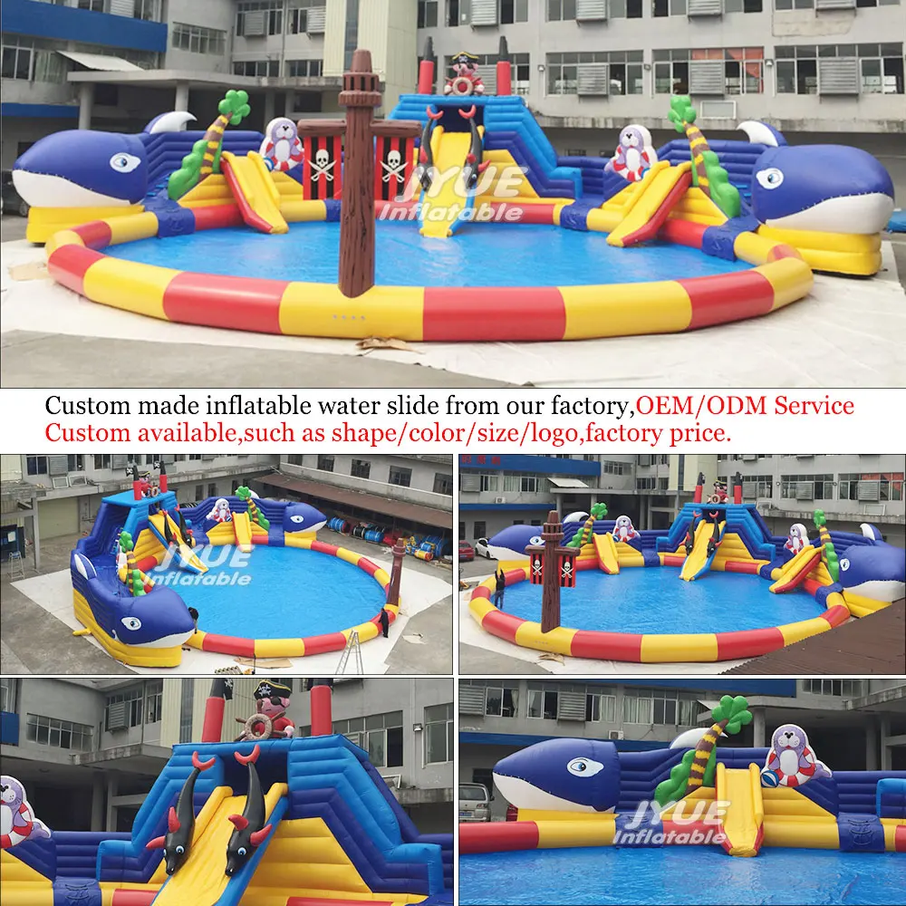 Summer Hot Sale Water Playground Fun Manufacturer Inflatable Water Park For Adults
