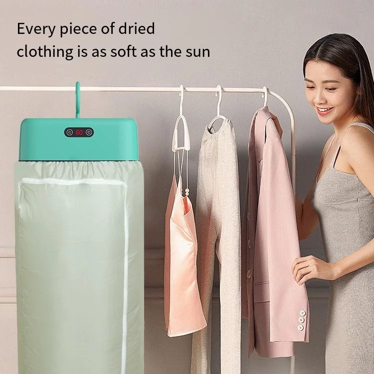 Convenient Small Home Dryer with Foldable Dryer Sterilization Drying Cover New LCD Display Electric Power Source Dryer Hook