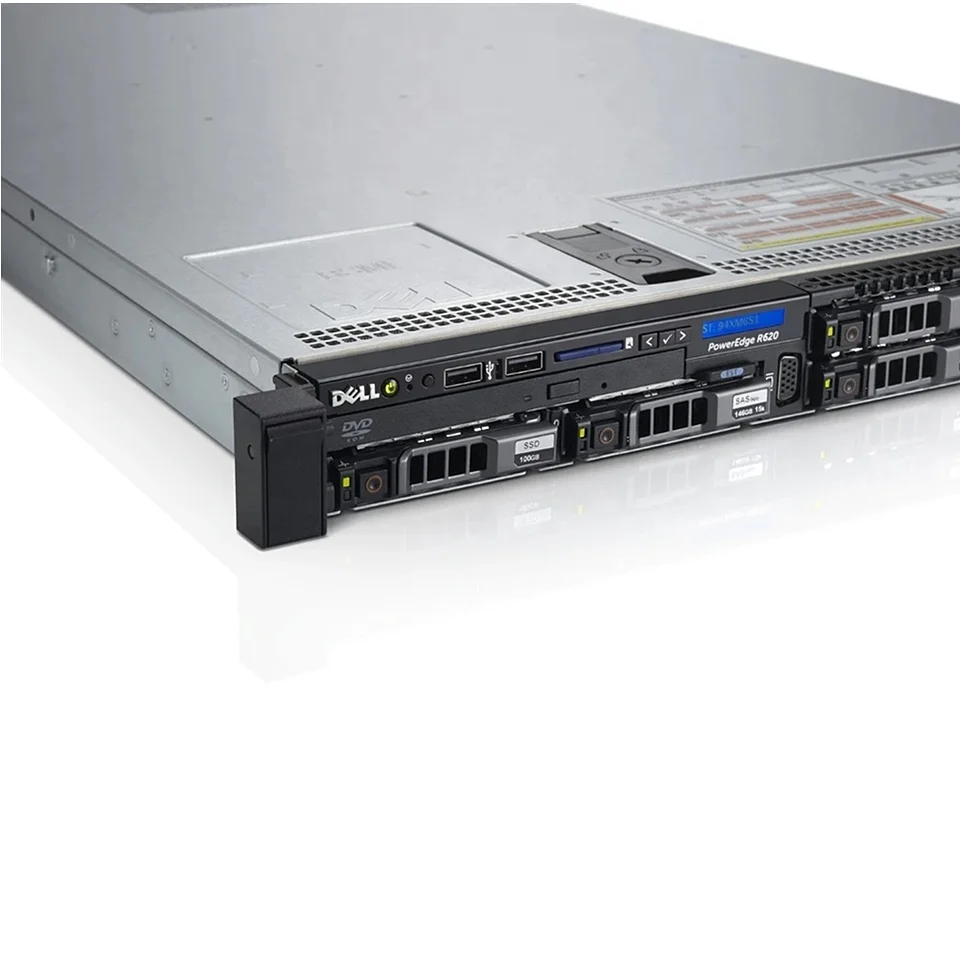  Оптовая продажа Dell Poweredge R620 SAS SATA Xeon стойка б/у Восстановленный