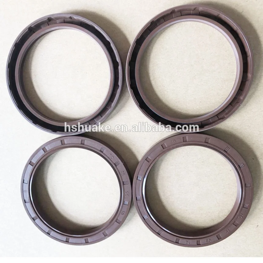 factory made TC 430*480*25 mm high temperature FKM Brown Thread double lip Rotary oil seal