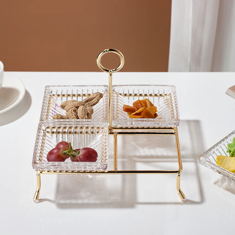 Luxury nordic fruit tray display fruit basket bowl storage food with stand
