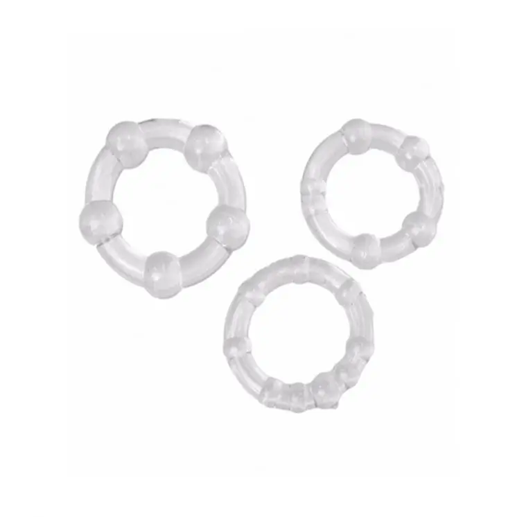 Silicone delay lasting penis rings flexible soft waterproof penis ring