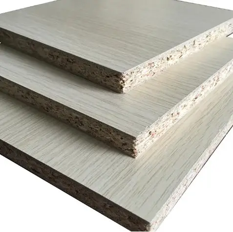 
Hot Sell China 4*8 12mm 15mm 18mm Furniture Grade Melamine Laminated Particle Board/Chipboard 