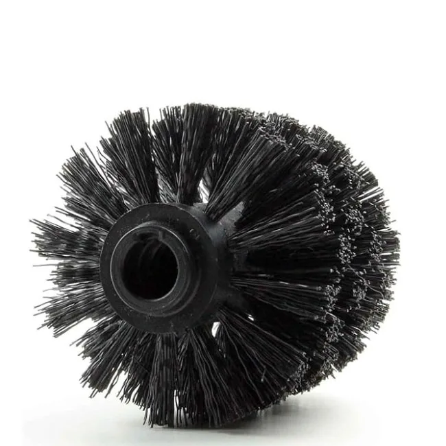 3 x Replacement Brush Heads Black Replacement Toilet Brush Plastic Washing Brush