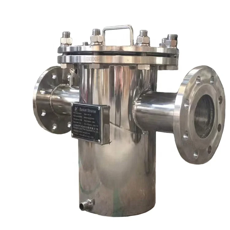 Factory Manufacturer Stainless Steel Basket Type Strainer Filter