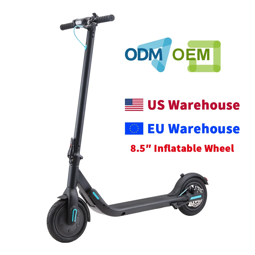 EU warehouse 350w 36v  lithium battery long range wholesale europe electric scooter with seat