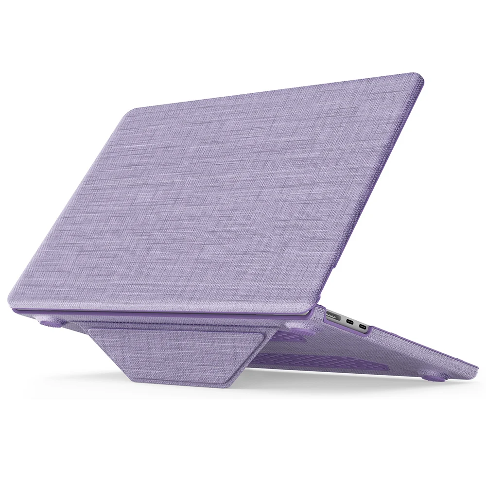Factory Wholesale Purple Fabric Laptop Protective Case for New Mac Book Air 13.6 2022/2024 M2 A2681/M3 A3113