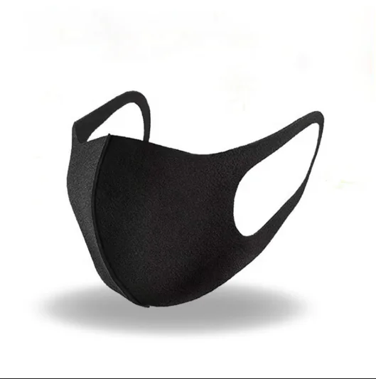 
ice silk mask reusable fashion masks mouth face mask cloth washable smart mask black custom face masks for sale 