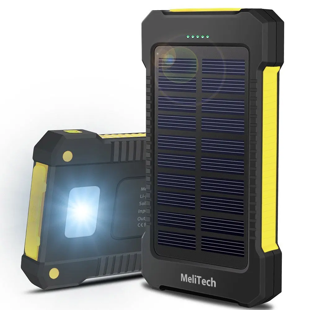 Портативный 10000 мАч Солнечный беспроводной Power Bank мобильные зарядные устройства солнечные банки для Iphone Ipad смартфон