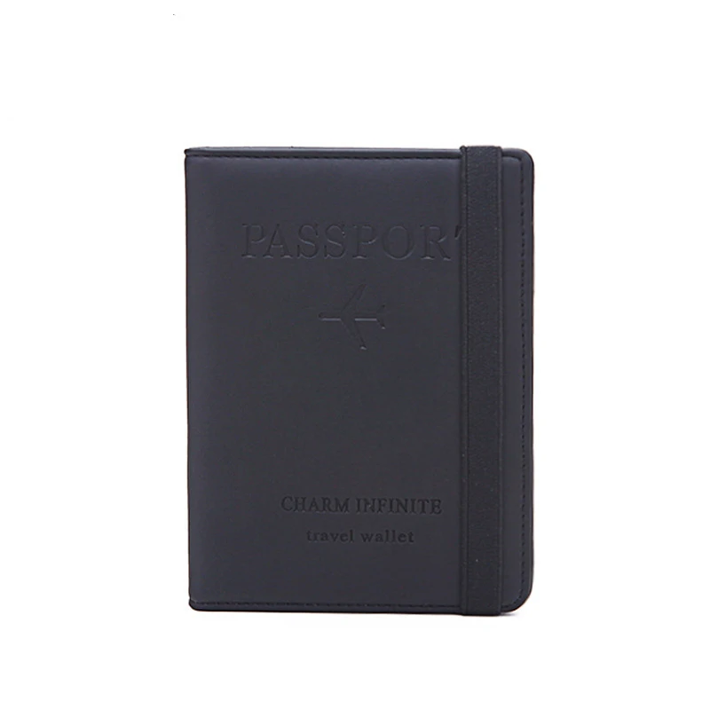 2024 New Arrival Travel PU leather passport wallet card holder porta pasaporte logo custom sublimation rfid passport holders