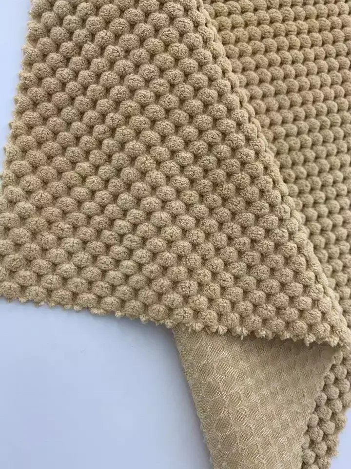 Fashion Quality 100% Polyester Jacquard Brushed Fleece Flannel Fabric Eco-Friendly Home Textile for Sofa Sleepwear Underwear