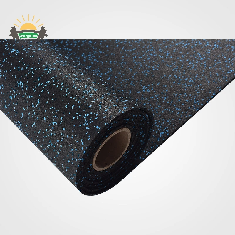 Indoor 20mm 25mm shock absorbing mat rubber tile flooring