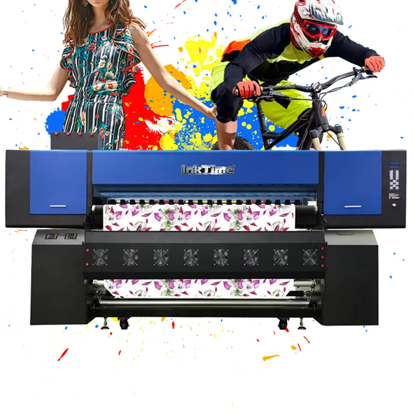 Inktime 1.9m 8 i3200 large sublimation printer printing machine sublimation machine textile sublimation printer