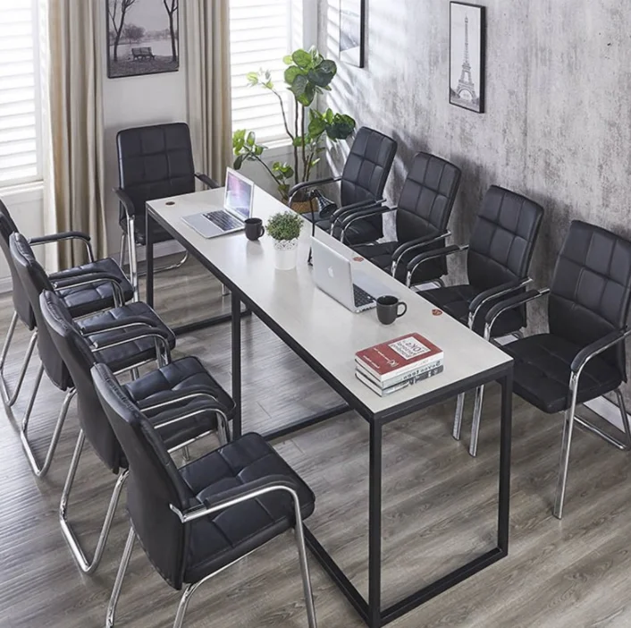 Wholesale cheap stackable conference meeting room PU leather office chair with arm rest