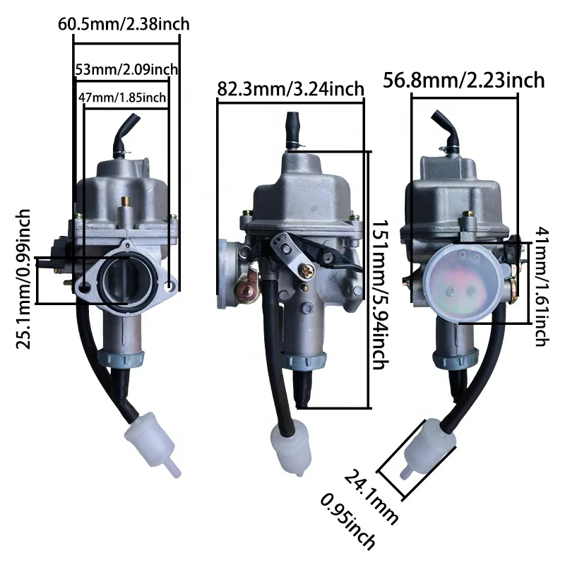 LING QI Motorcycle Accessories Carburetor With Oil Filter For  Motocross Motor Dirt Bike ATV Quad Motorbike