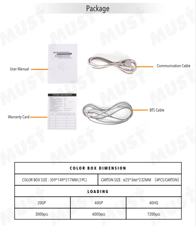 MUST 24V 48V  60A MPPT Wind Solar Charge Controller