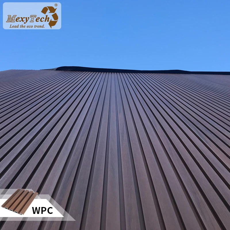 Деревянная пластиковая композитная wpc облицовочная доска для сада DIY project фасад