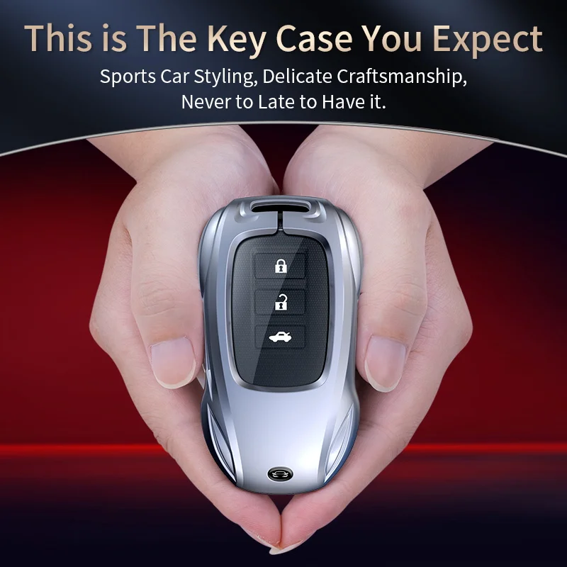Compatible For Lexus Lexus ES200 RX300 Series Car Key Case Cover ES300H NX200 LX570 UX260H  Metal Full Protection