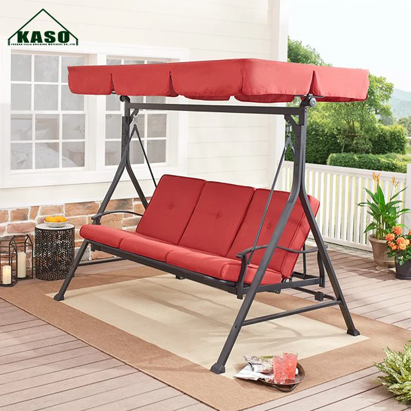Canada Person Patio Canopy Furniture 300 Lb Capacity 3-Seat Seater 3 Seats Hotel Swing Chair