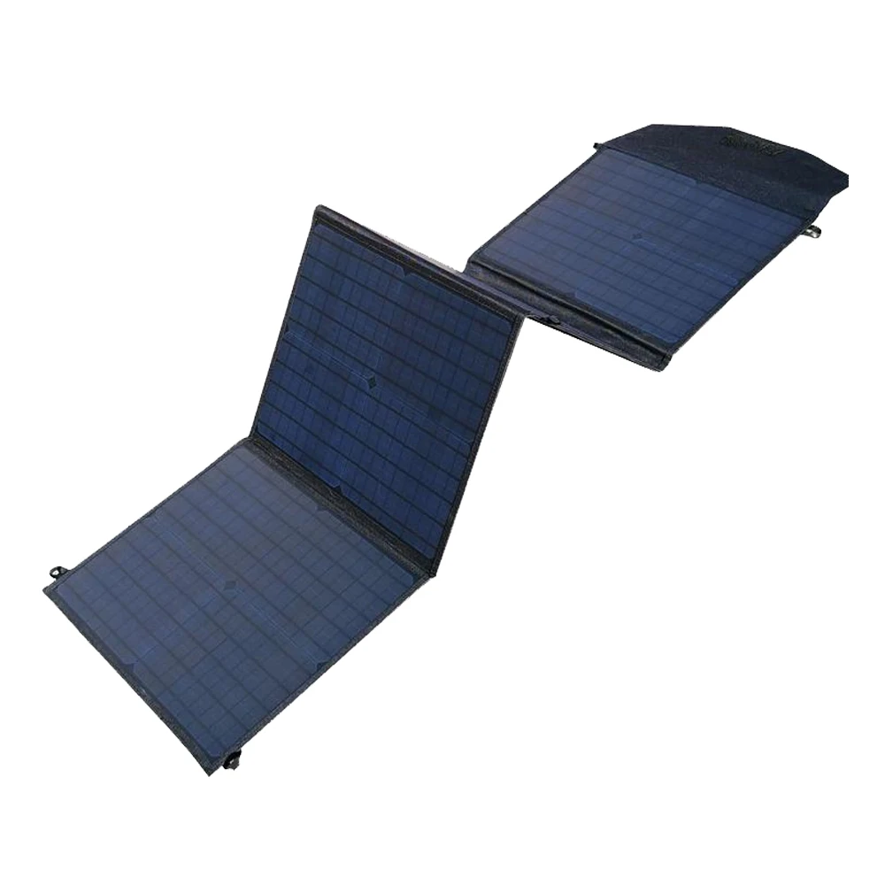 Foldable Monocrystalline Suaoki home use Solar Cell energy Panel Portable 2 Folding 80W Wa Suaoki With USB Port