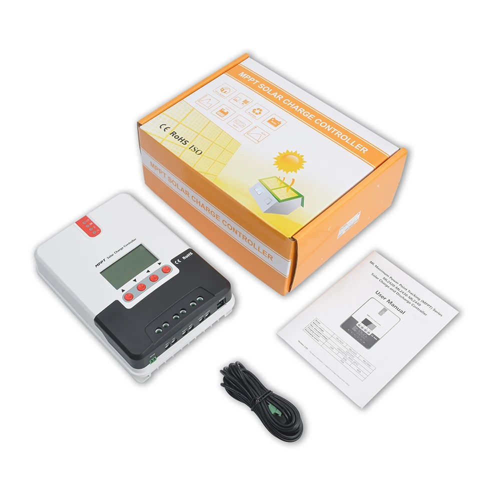 CARSPA 30a 12V/24V DC Input MPPT Solar Charger Controllers Automatic protection function solar charger controllers for Gel