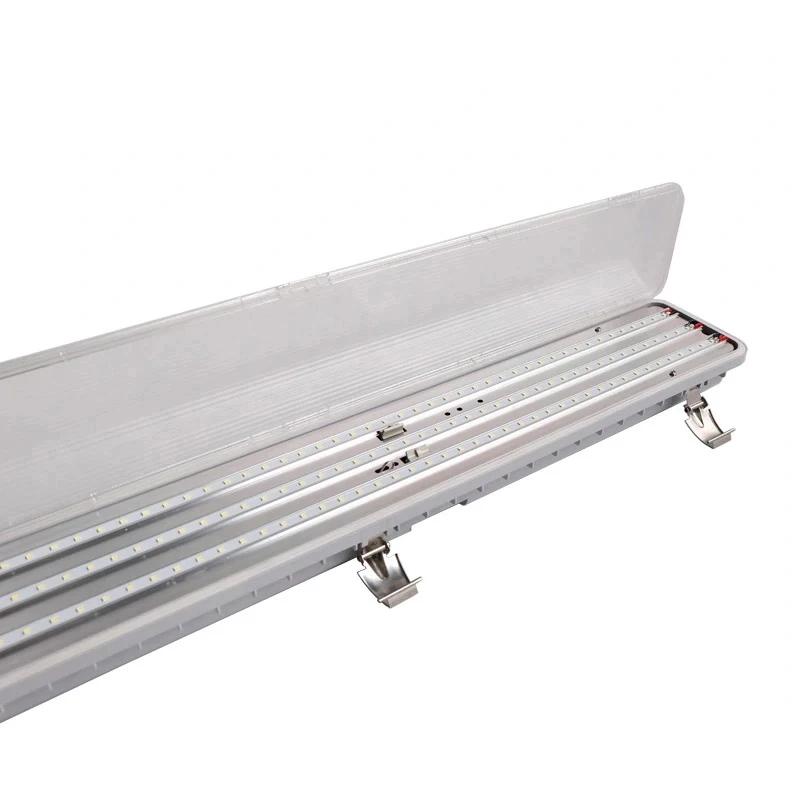 high lumen 8ft 120w water-proof pressure-proof outdoor batten lamp with smd2835 ip66 4000-5000k led tri-proof light for garage
