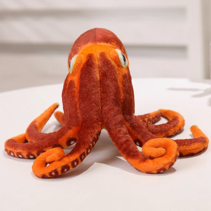 New sunrise wholesale soft cute stuffed Realistic Octopus Plush Giant Stuffed Marine Animals Toy Gifts for Kids with eight legs