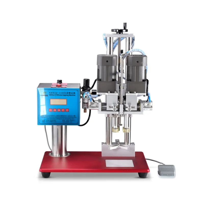 
Semi Automatic Plastic Bottle Screw Lid Tightening Machine for Lid Locking Capping 