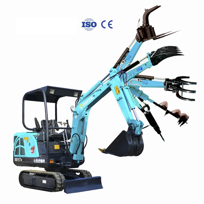 Бесплатная доставка CE EPA Home Farm Kubota двигатель 1.7Ton 2Ton 3.5Ton Малогабаритный гусеничный экскаватор мини-экскаватор