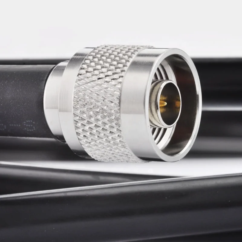 RF Coaxial N Type Male to N Type Male LLC400 RG8 WiFi Antenna Adapter Cable 2M