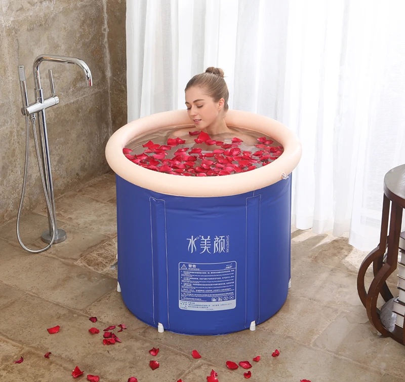 Manufacturer Directly Adult Plastic Inflatable Bathtub OEM Acceptable