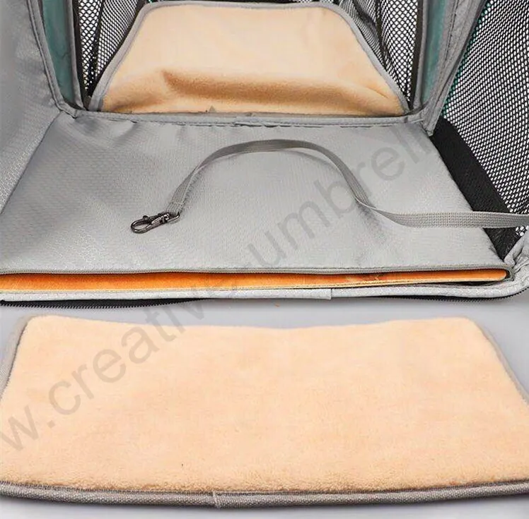 Composite 33.7L Large Capacity 10kg Bearing Transformed Adjustable Detachable Pet Trolley Bag Backpacks Leather Bags Solid