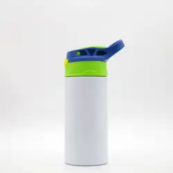 US Warehouse 350ml 12oz Stainless Steel kids cup water bottle Cup DIY Sublimation Blanks Straight  kids sublimation tumblers