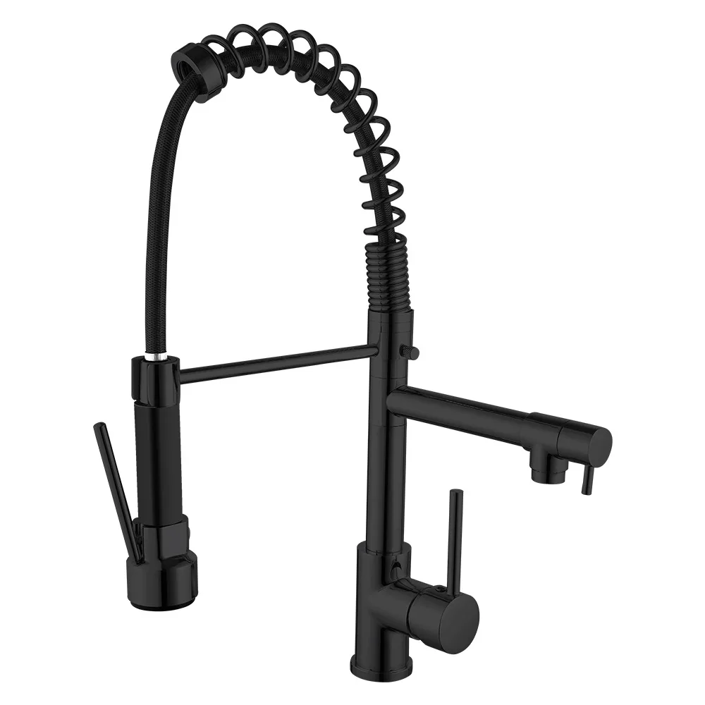 style connections durable spring pull outbat economic flexible brass kitchen faucet mixer tap