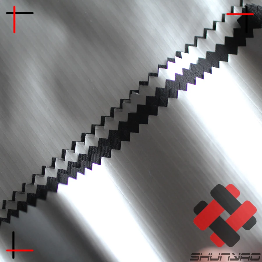 
waterproof silver coated nylon ripstop fabric for backpack 