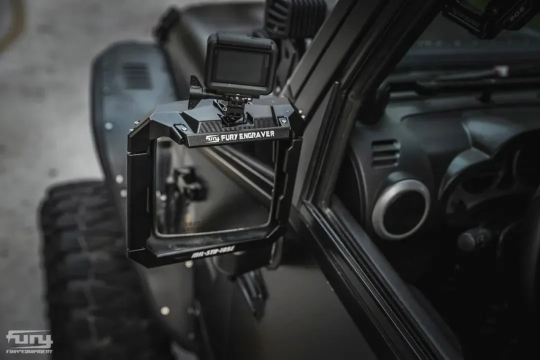 Многофункциональный гравер-зеркало заднего вида Fury дождевой экран для Jeep Wrangler JK JL 4x4 аксессуары от