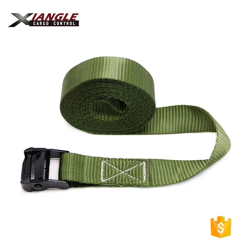 
Wholesale 2inch 35mm black e coating metal cam lock buckle lashing tie-down belt straps 